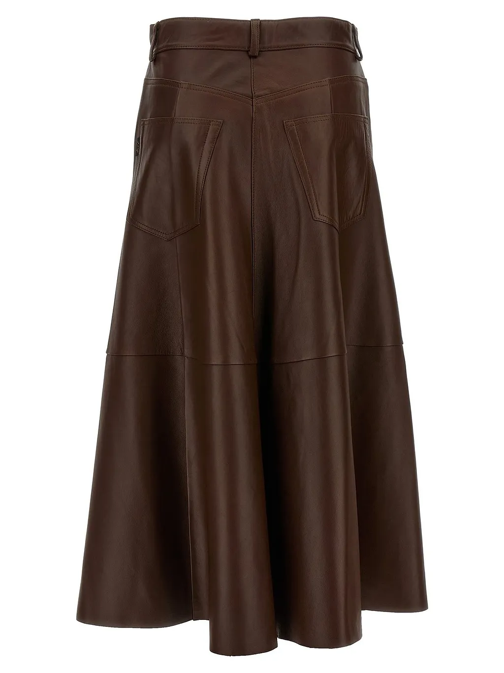 Mid Serenity Leather Skirt