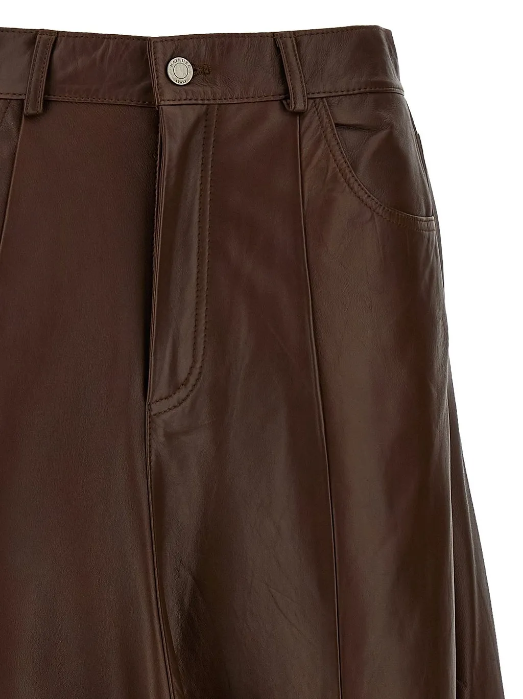 Mid Serenity Leather Skirt