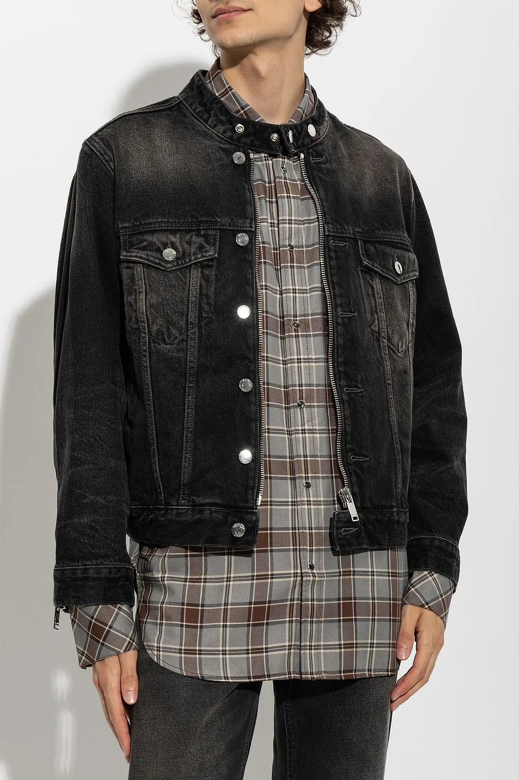 Haikure Troy Zip-Detail Denim Jacket