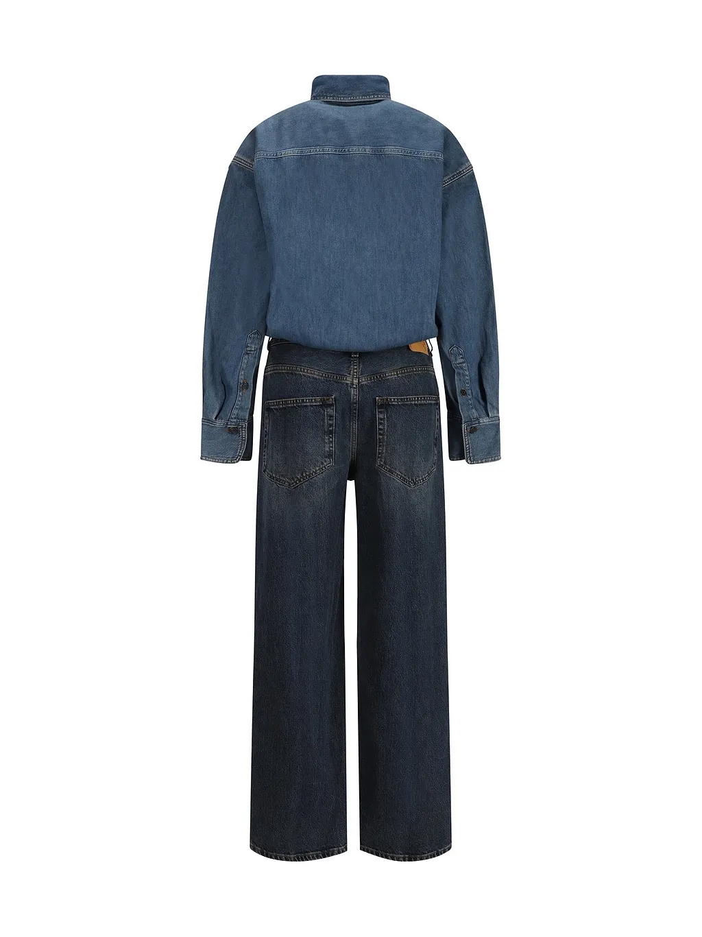 Tessie Straight Leg Denim Jumpsuit