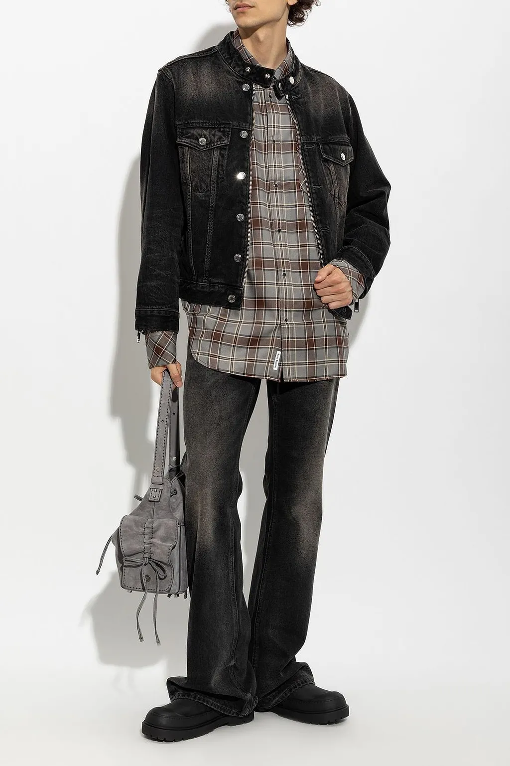 Haikure Troy Zip-Detail Denim Jacket