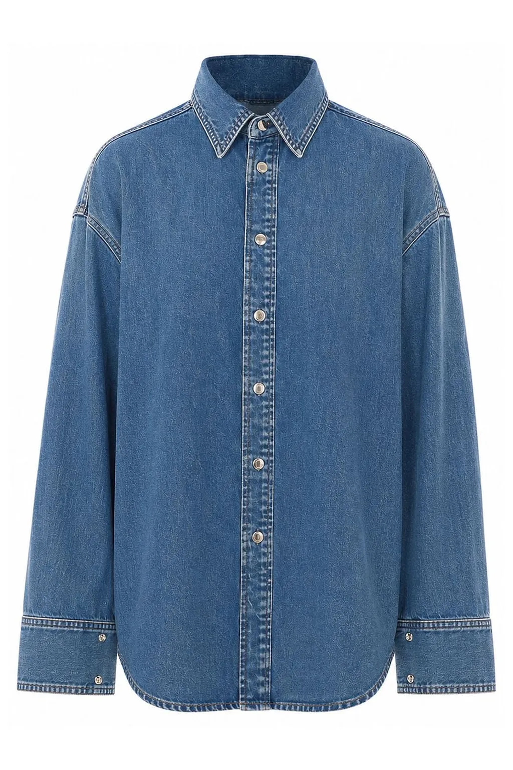 Victoria Buttoned Denim Jacket