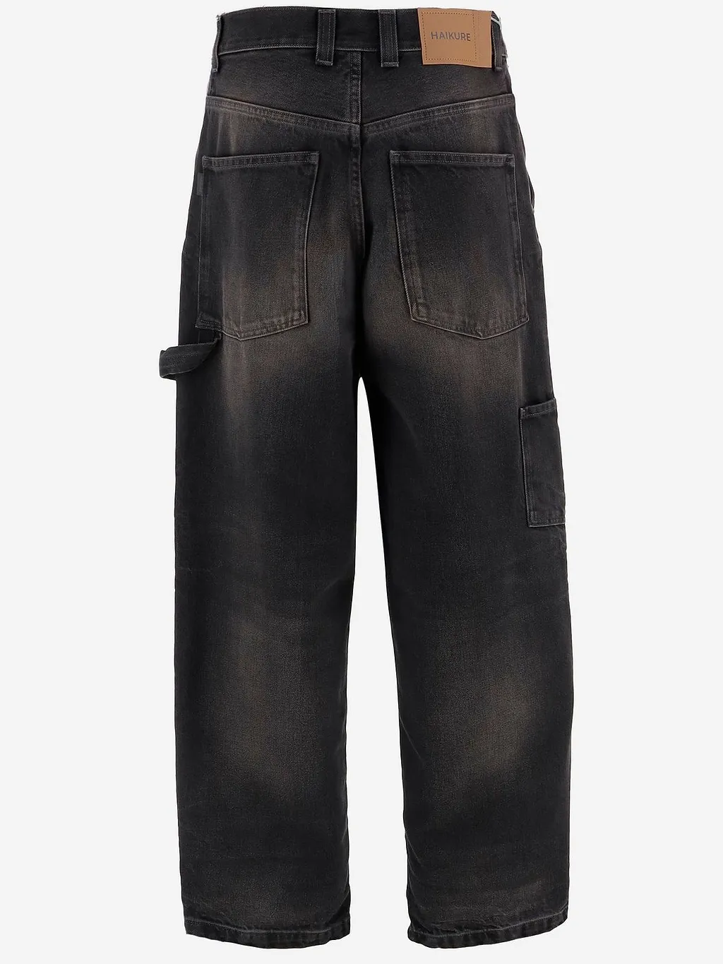Haikure Washed Straight-Leg Jeans
