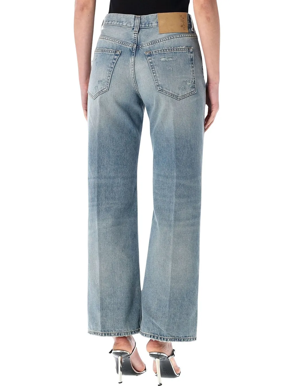Winny Distressed Straight-Leg Jeans