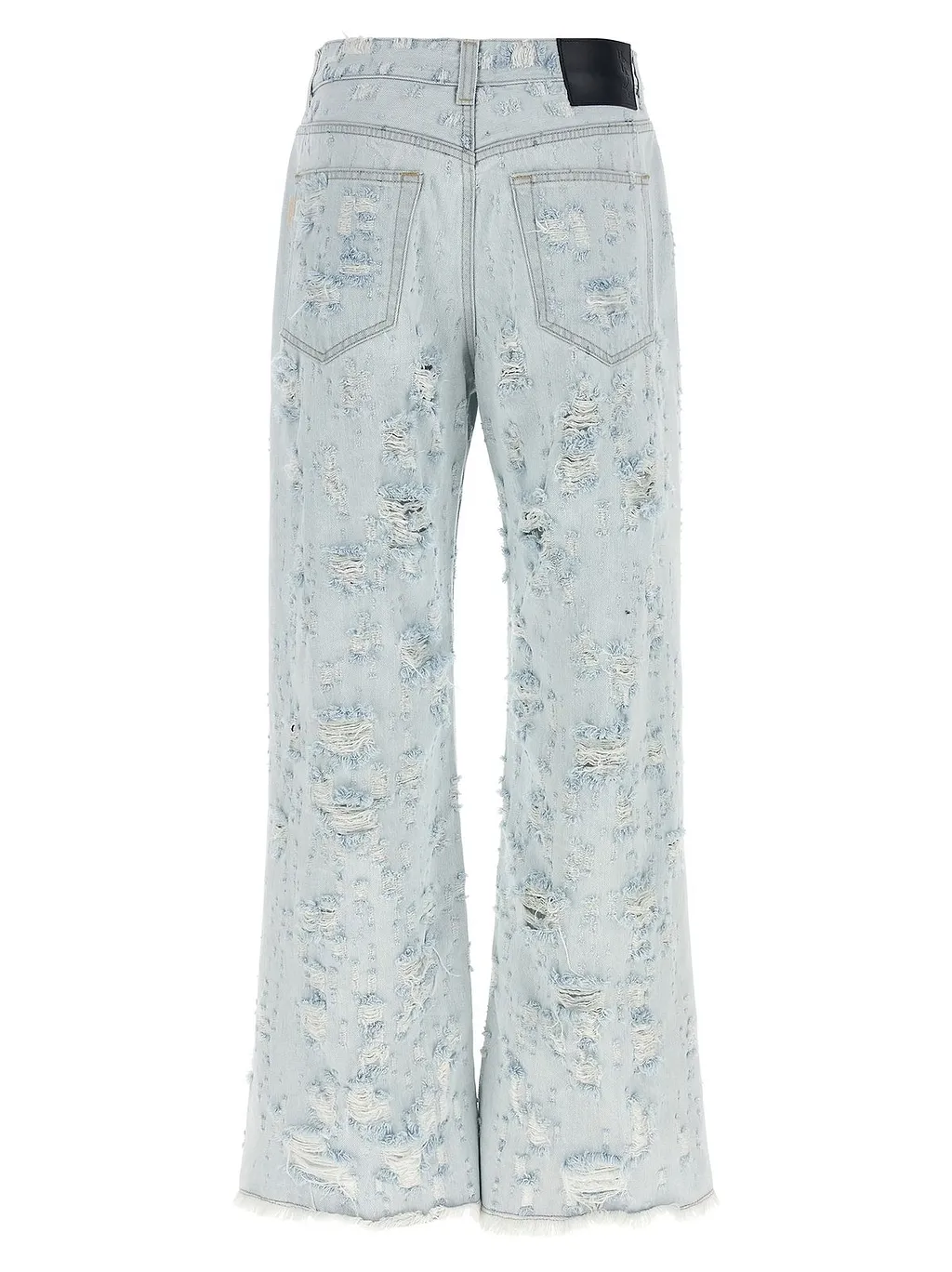 Winny Distressed Wide-Leg Jeans