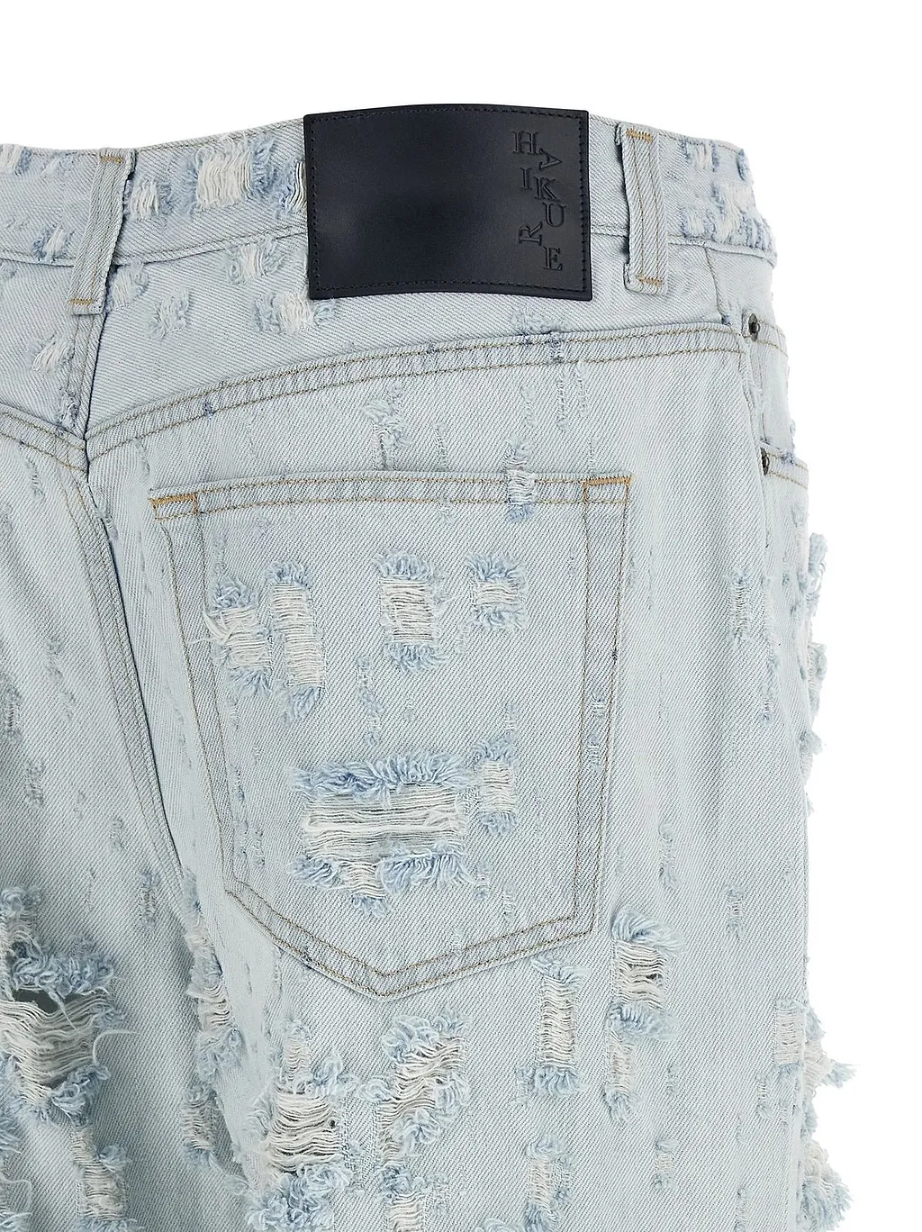 Winny Distressed Wide-Leg Jeans