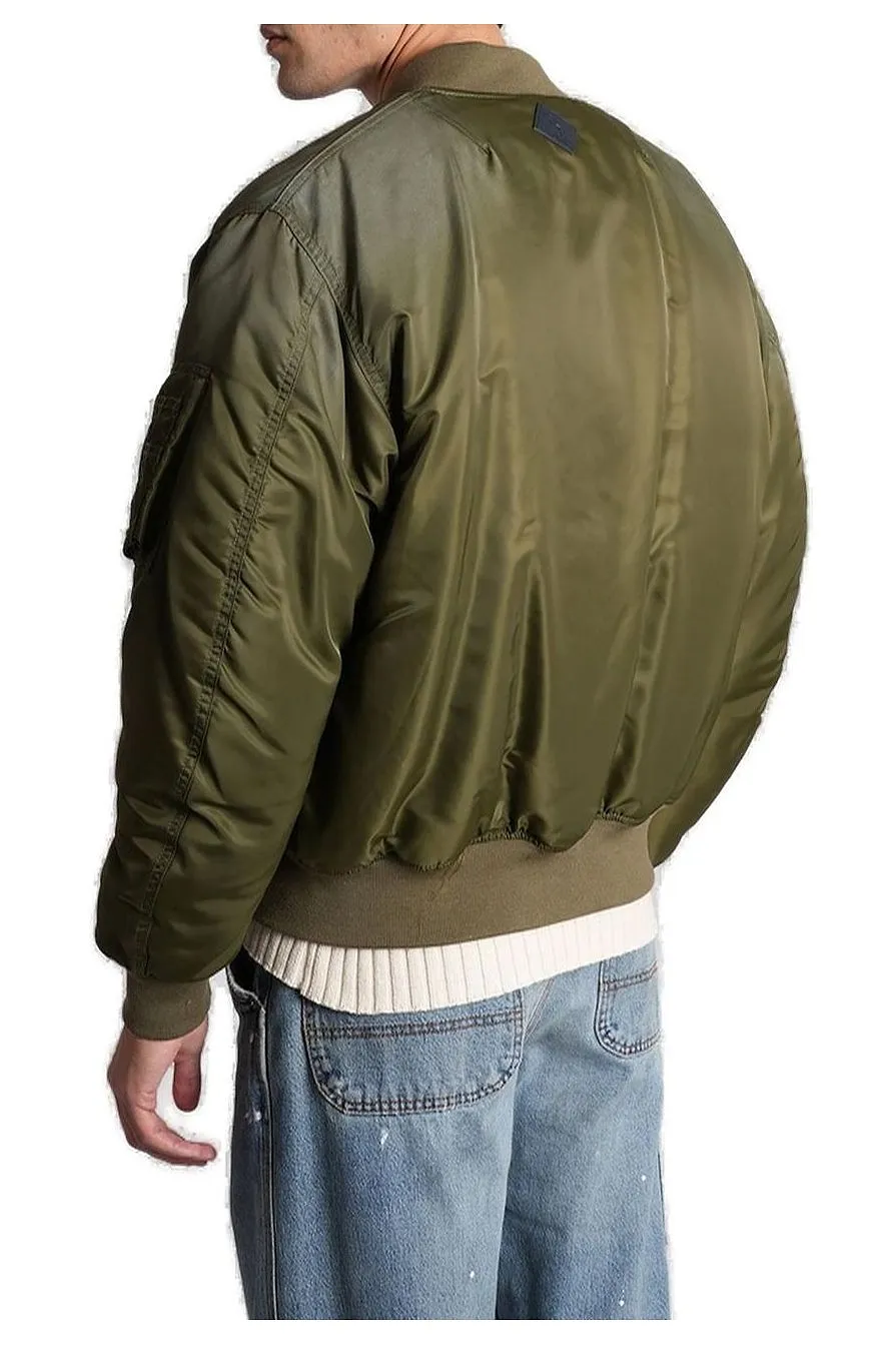 Zip-Up Bomber Coat