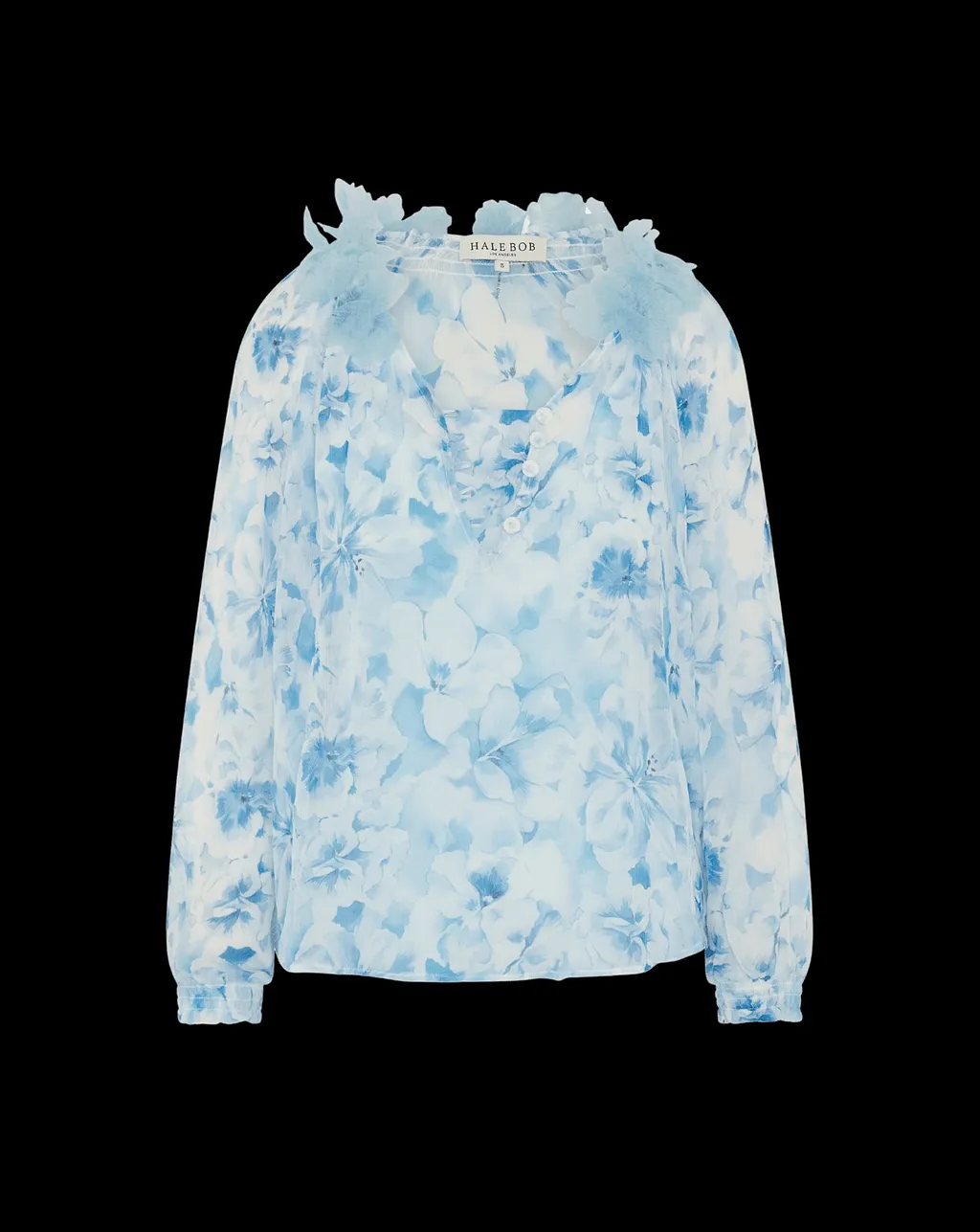 Jolie Floral Trim Top