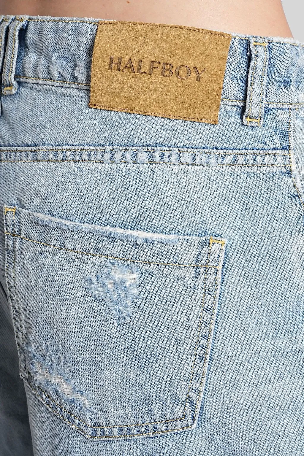 Halfboy Distressed Boyfriend Jeans