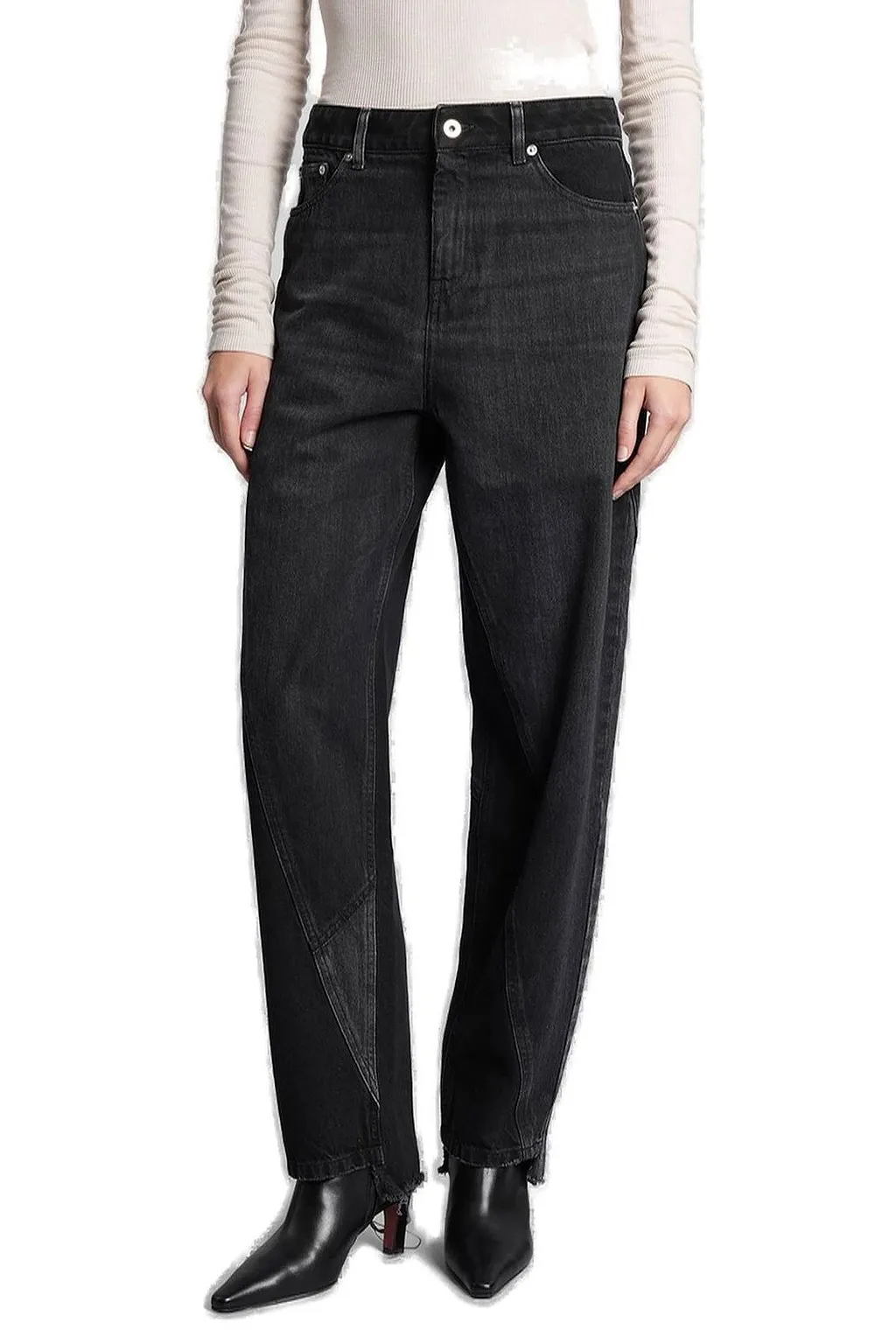 Halfboy Patchwork Boyfriend Jeans