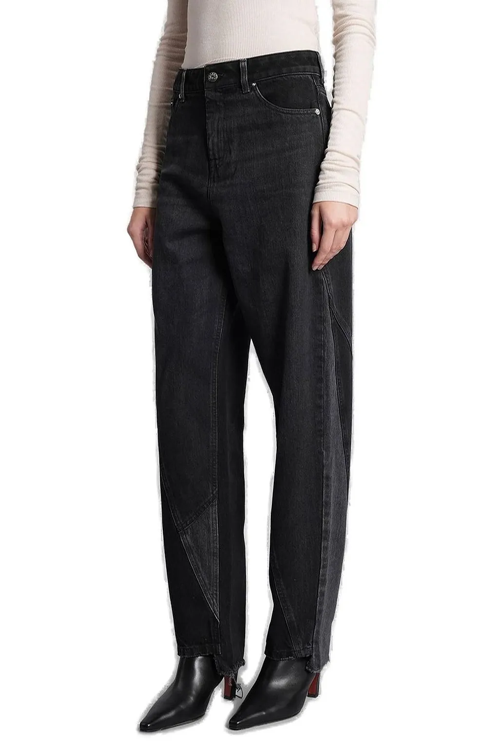 Halfboy Patchwork Boyfriend Jeans