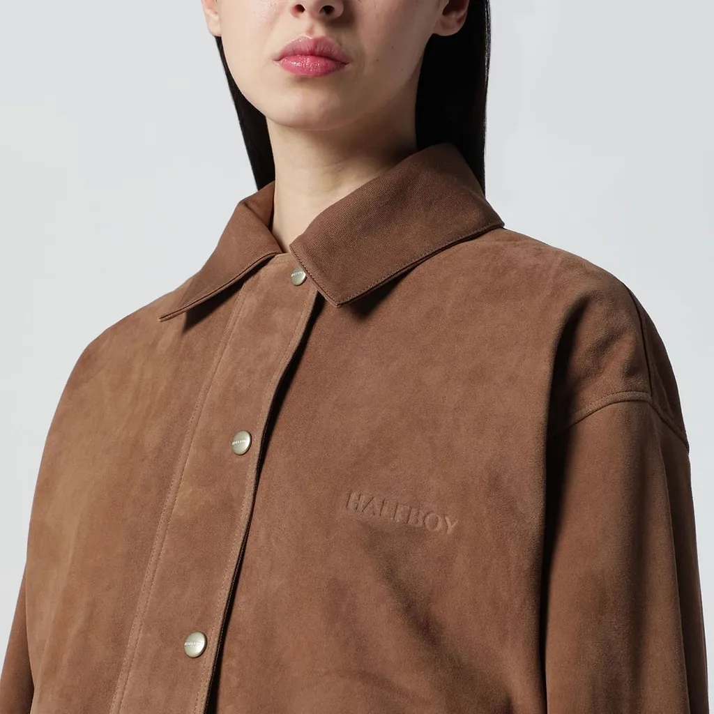 Halfboy Snap-Front Overshirt Jacket