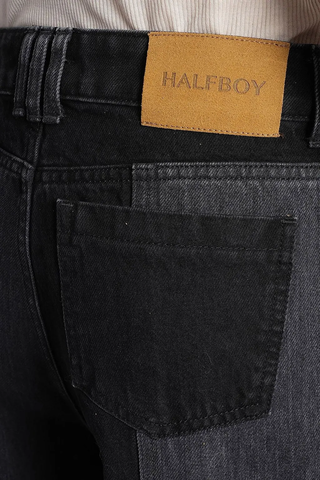 Halfboy Patchwork Boyfriend Jeans