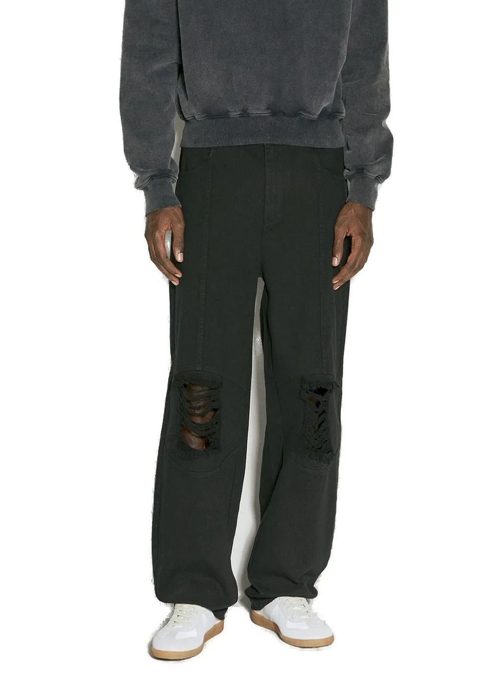 Han Kjobenhavn Distressed Straight-Leg Jeans