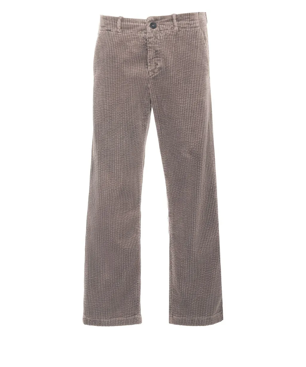 Hannes Roether Straight Leg Corduroy Pants