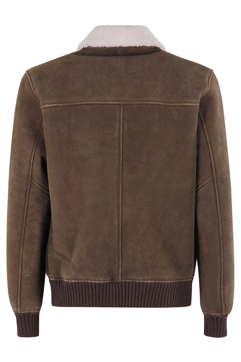 Kayak Shearling Collar Leather Jacket