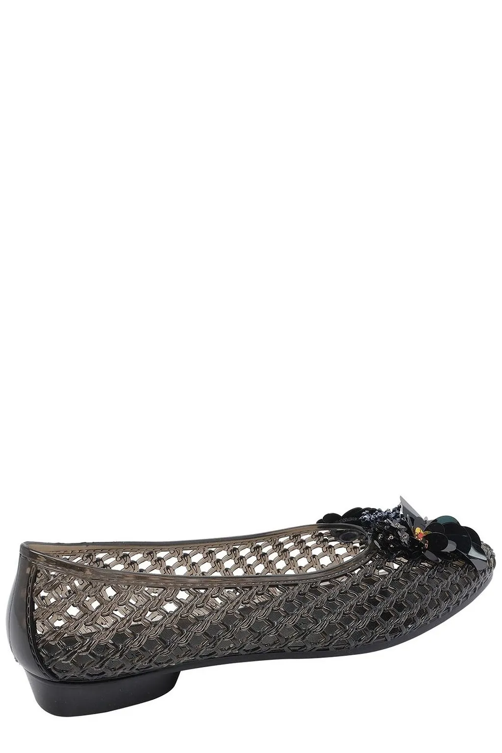 Heavenly Jelly Cut-Out Floral Ballet Flats