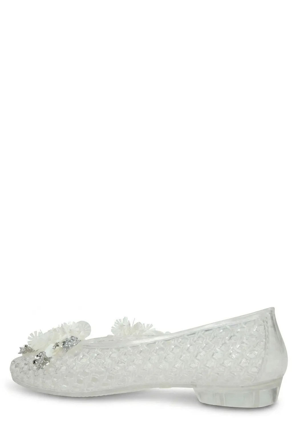 Lily Mesh Floral Ballet Flats
