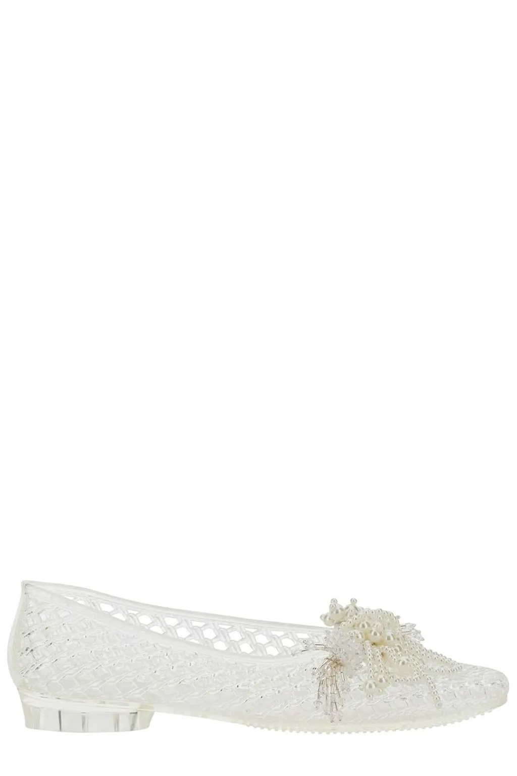 Muse Beaded Mesh Ballet Flats
