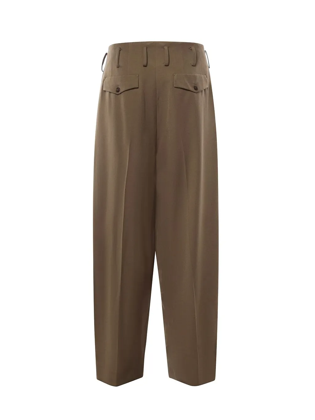 Hed Mayner Pleated Wide-Leg Pants