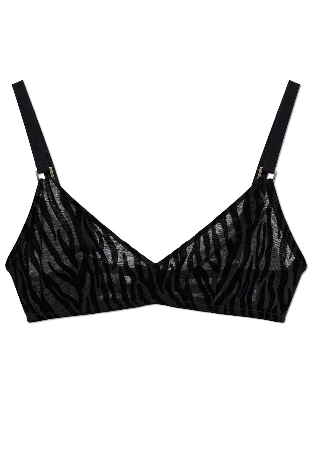 Nieve Flocked Mesh Bralette