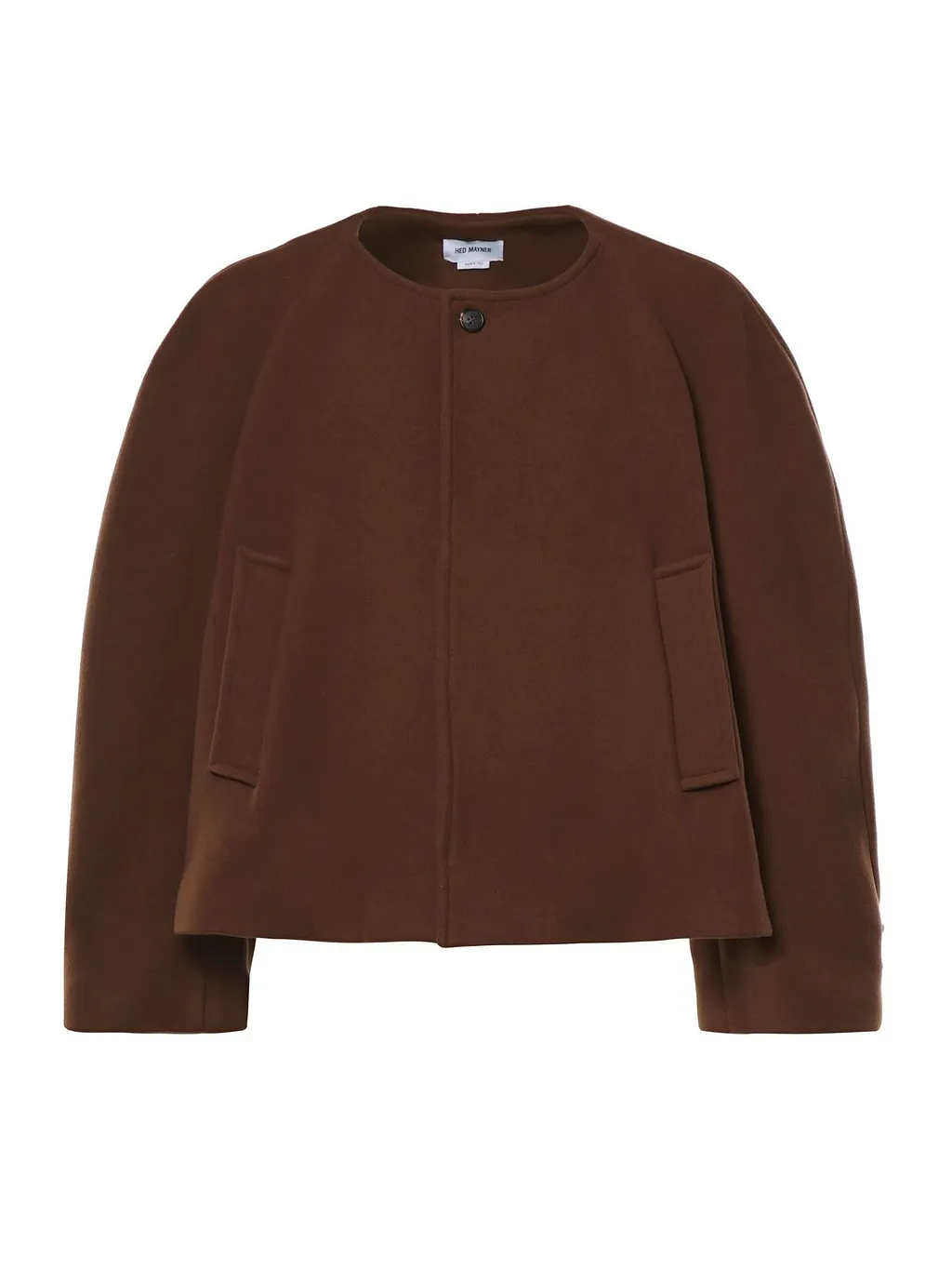 Hed Mayner Single-Breasted Short Coat