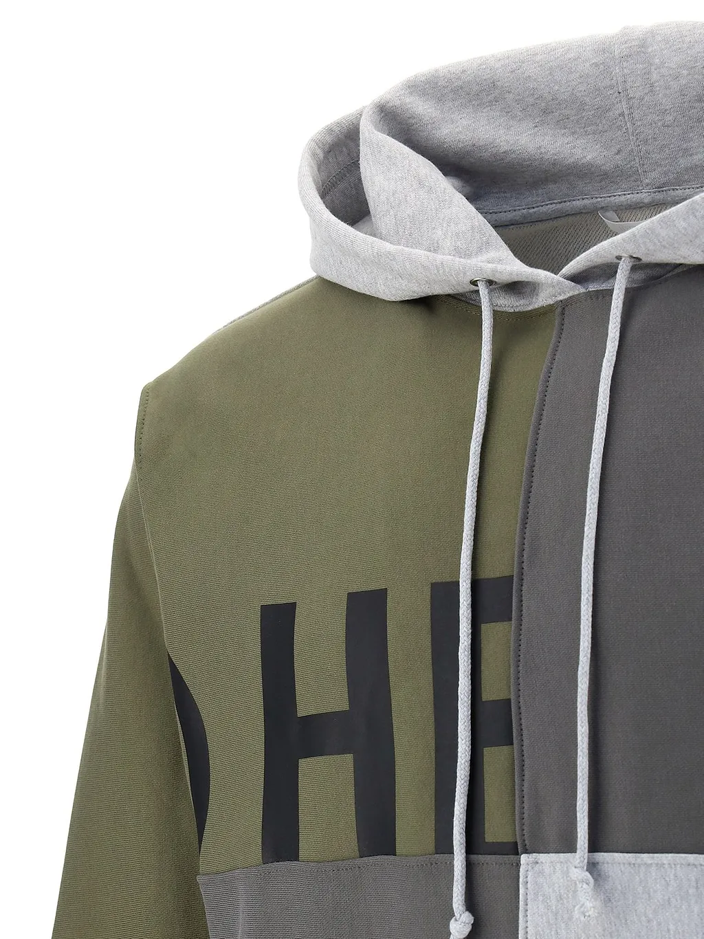 Helmut Lang Patchwork-Detailed Hoodie