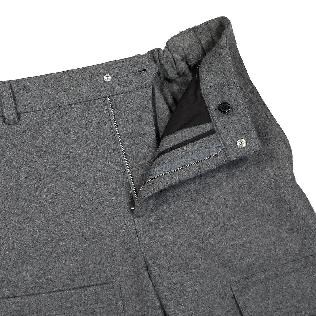Helmut Lang Straight Leg Flannel Pants