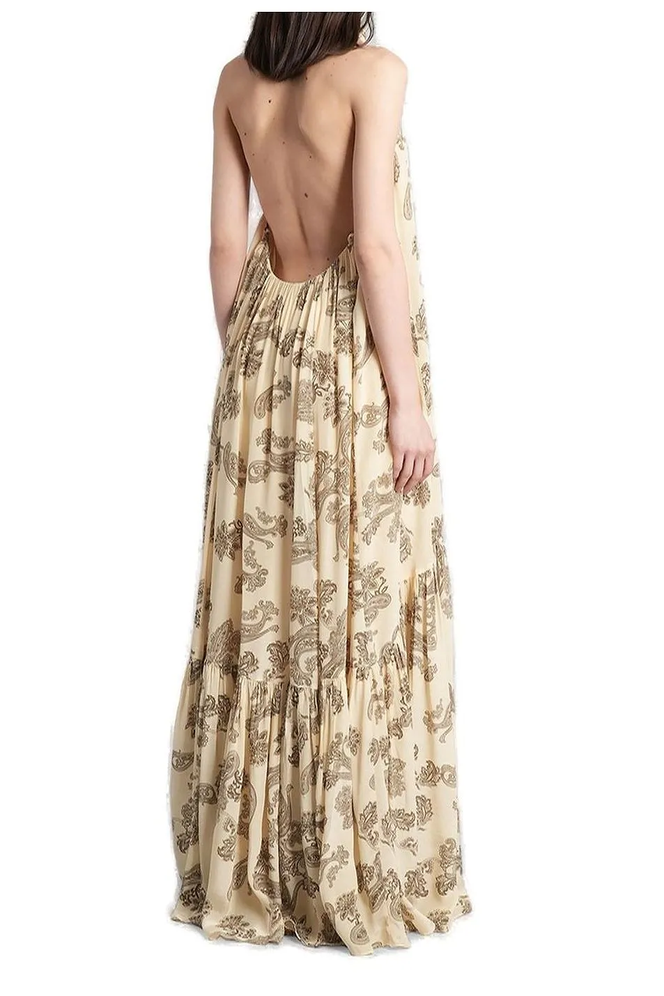Dani Paisley-Printed Sleeveless Dress