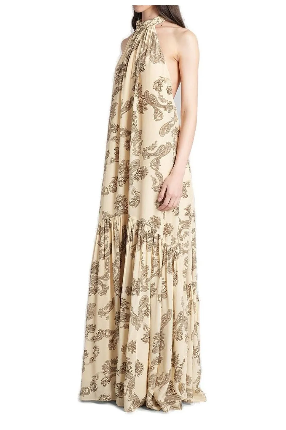Dani Paisley-Printed Sleeveless Dress
