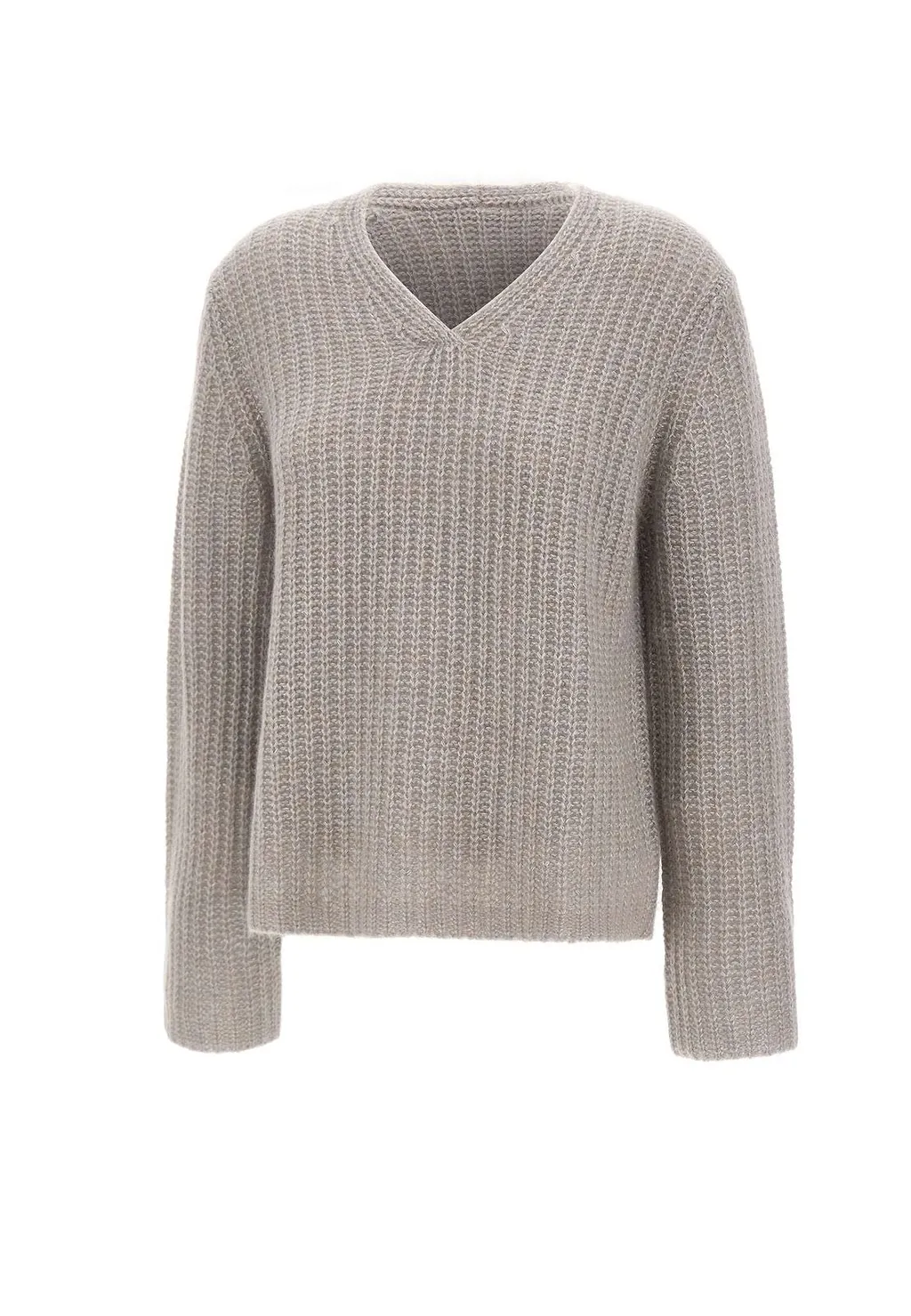 Textured V-Neck Knitwear