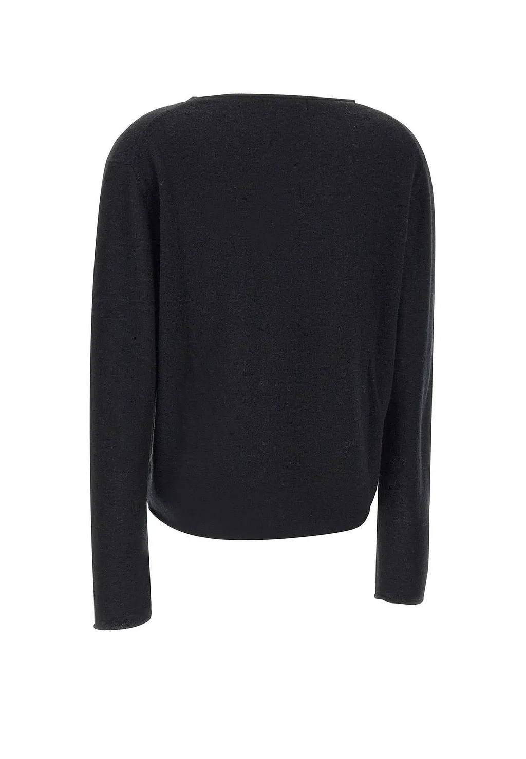 Hemisphere Raw-Edge Cashmere Sweater