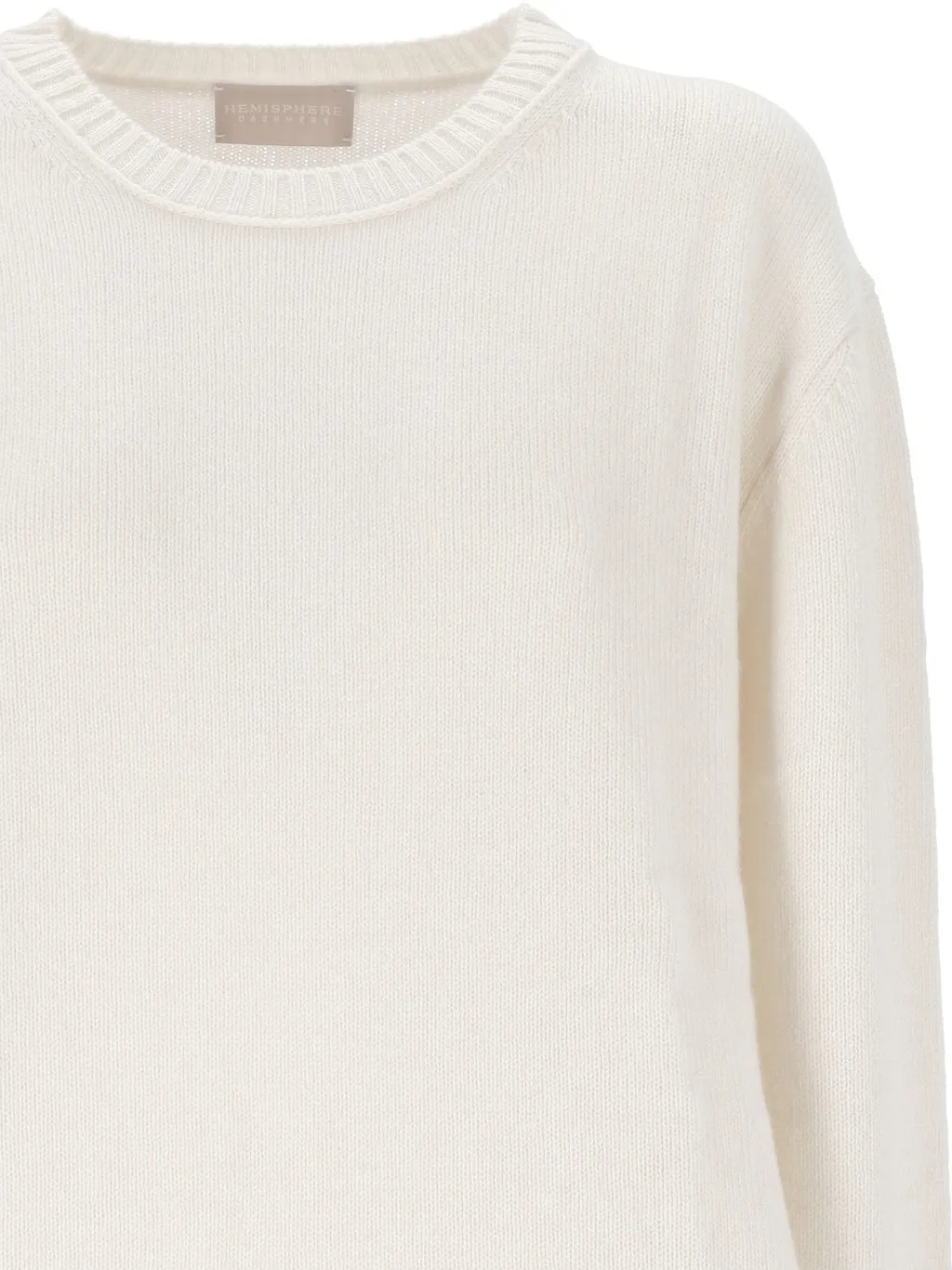 Hemisphere Ribbed Crew Neck Sweater