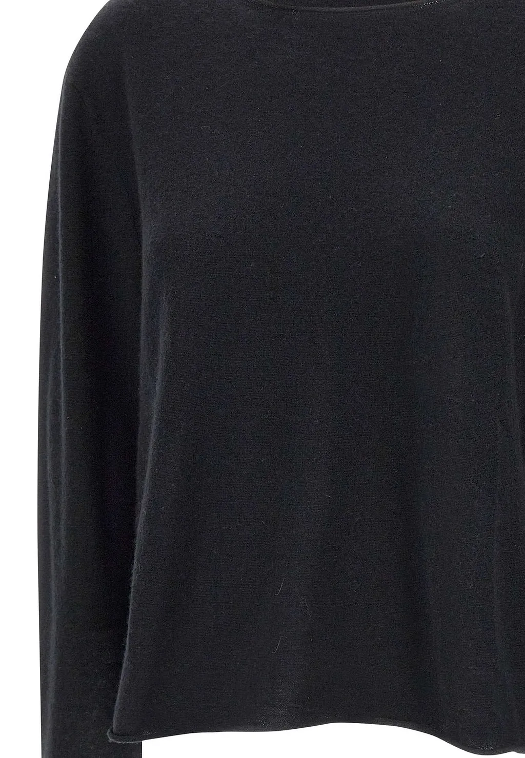 Hemisphere Raw-Edge Cashmere Sweater
