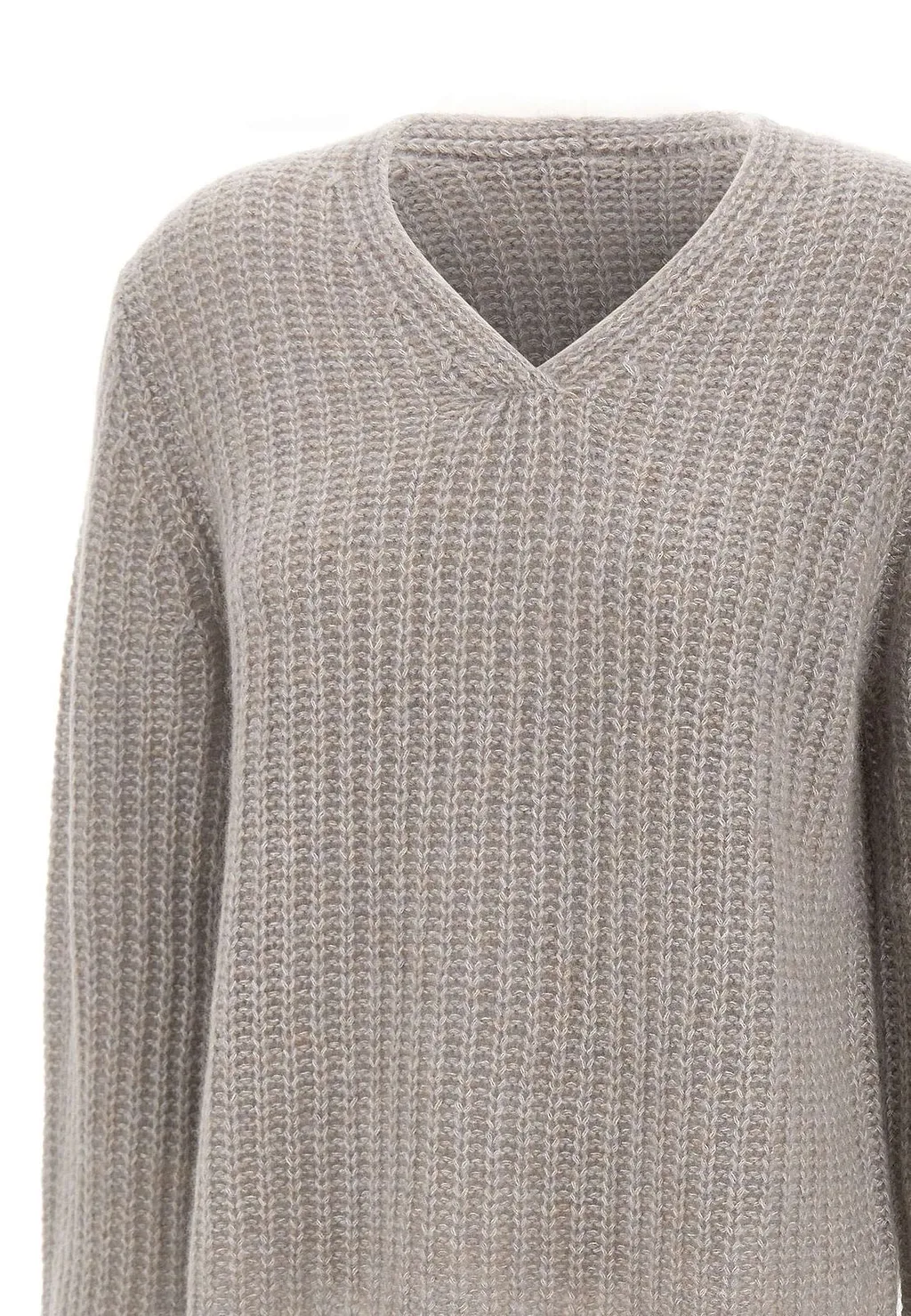 Textured V-Neck Knitwear