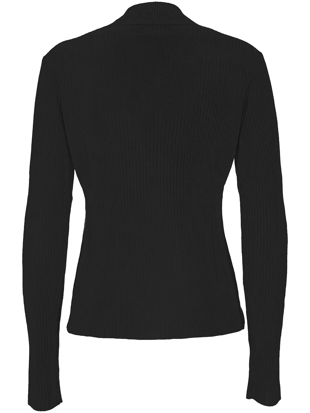 Ribbed Mock Neck Sweater