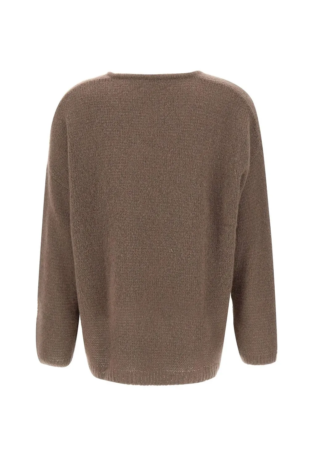 Hemisphere V-Neck Ribbed Knitwear