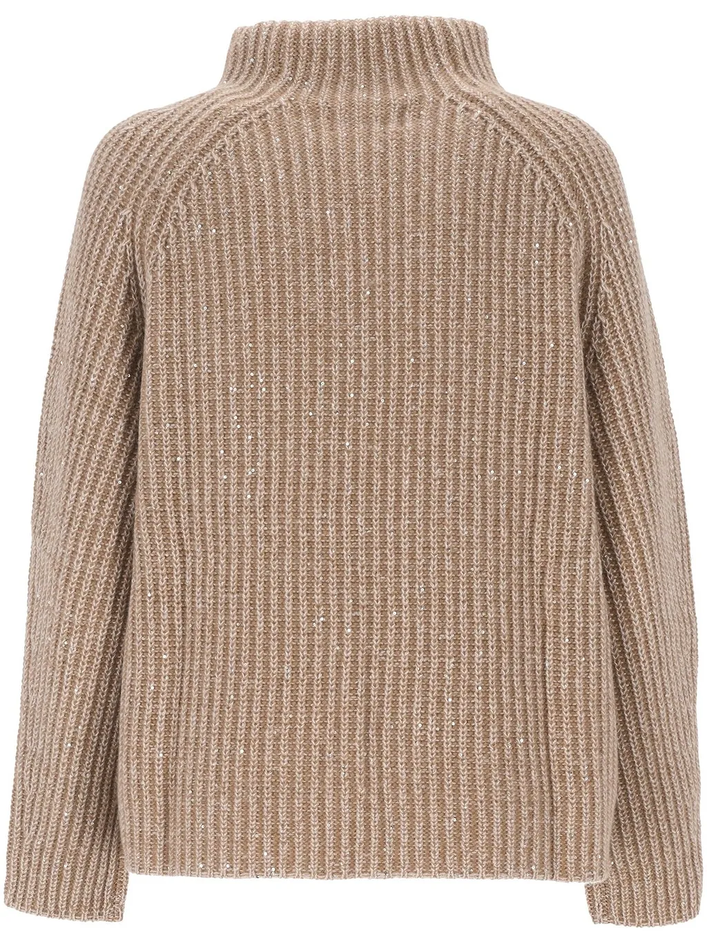 Hemisphere Ribbed Mock Neck Sweater