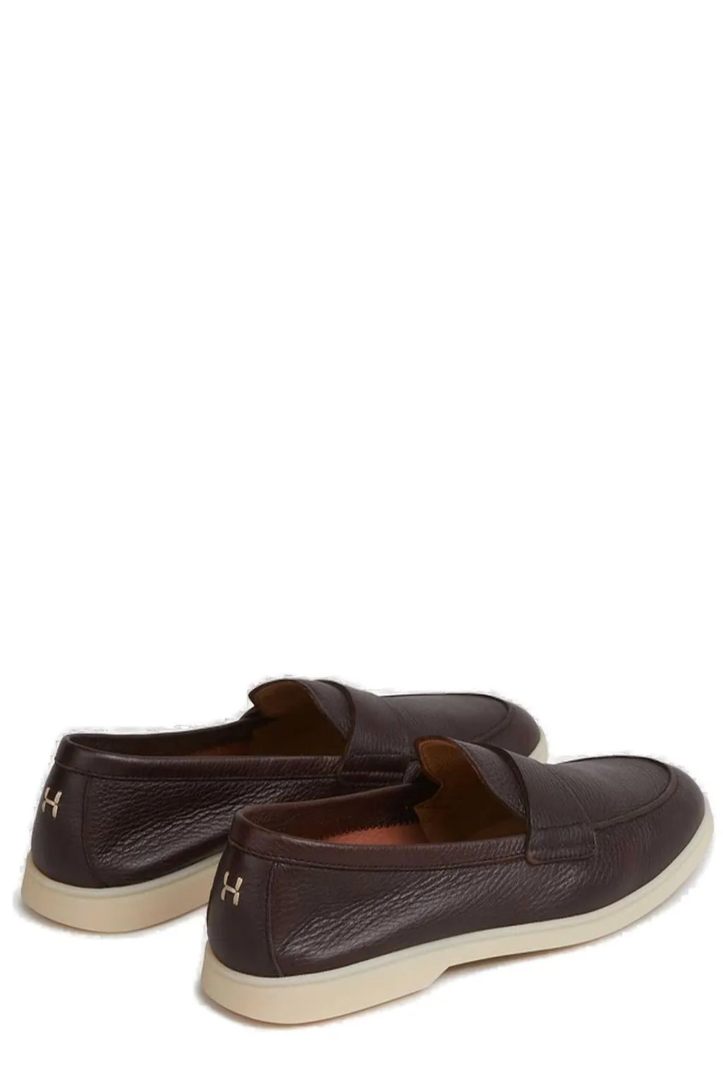 Henderson Baracco Round Toe Textured Loafers