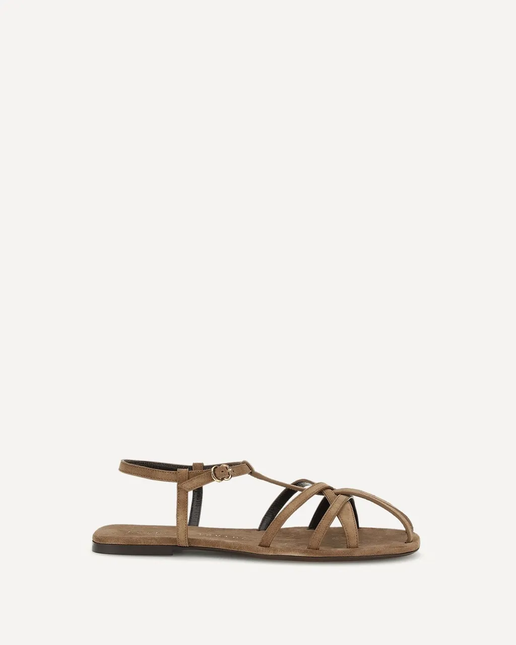 Herbert Levine Cage Ankle-Strap Flat Sandals