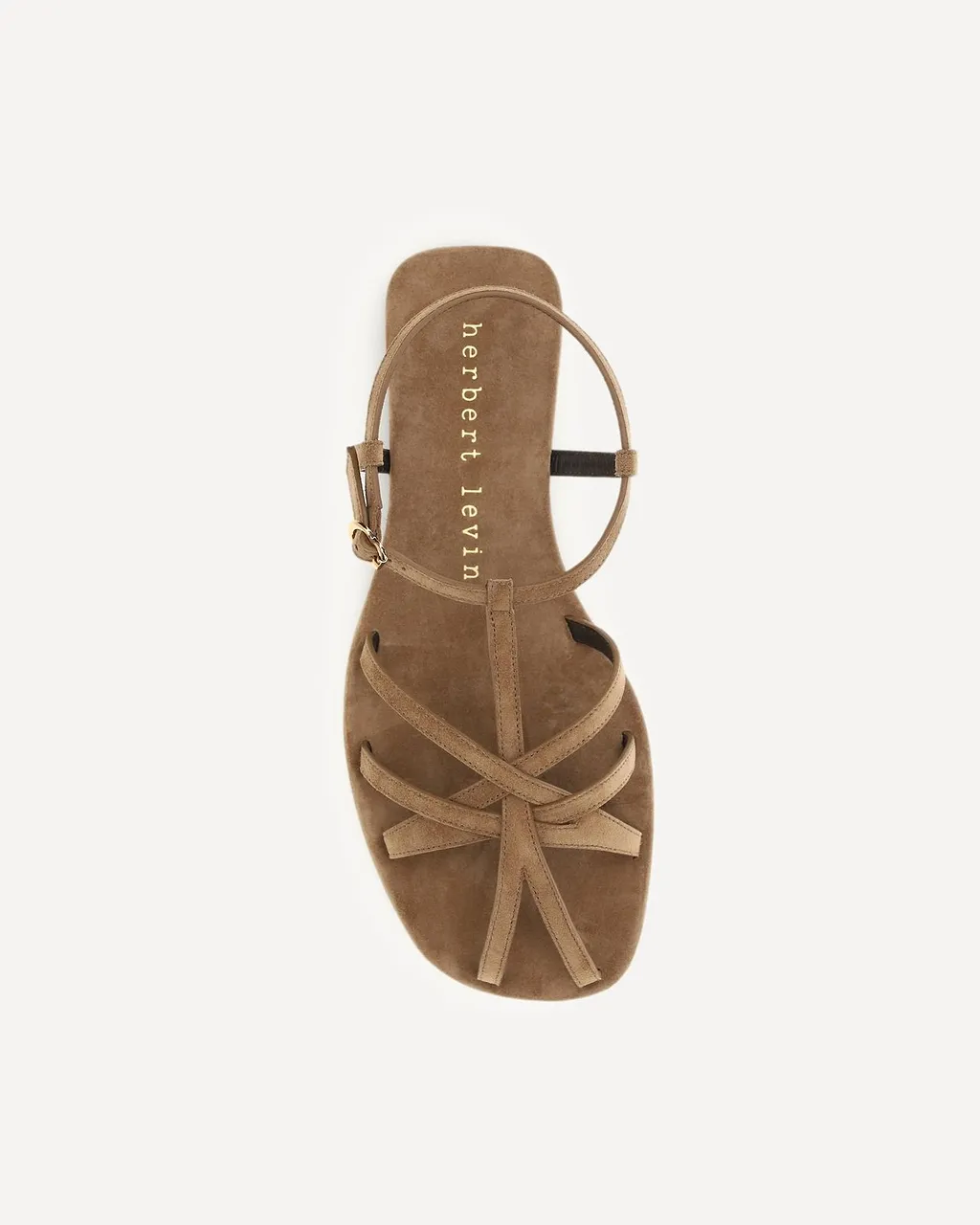 Herbert Levine Cage Ankle-Strap Flat Sandals