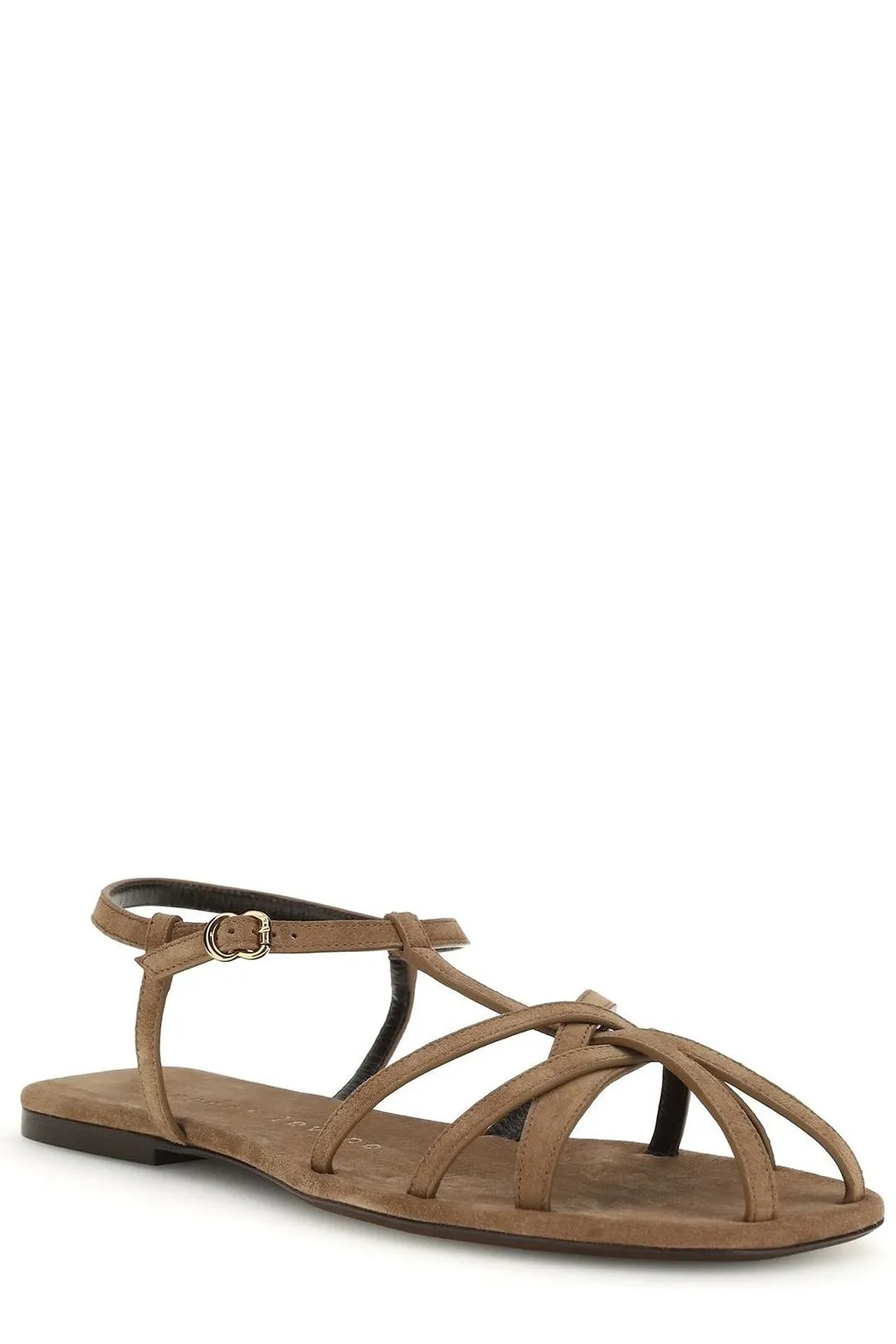 Herbert Levine Cage Ankle-Strap Flat Sandals