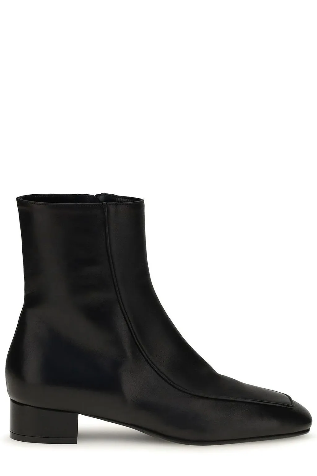 Herbert Levine Shadow Ban Leather Ankle Boots