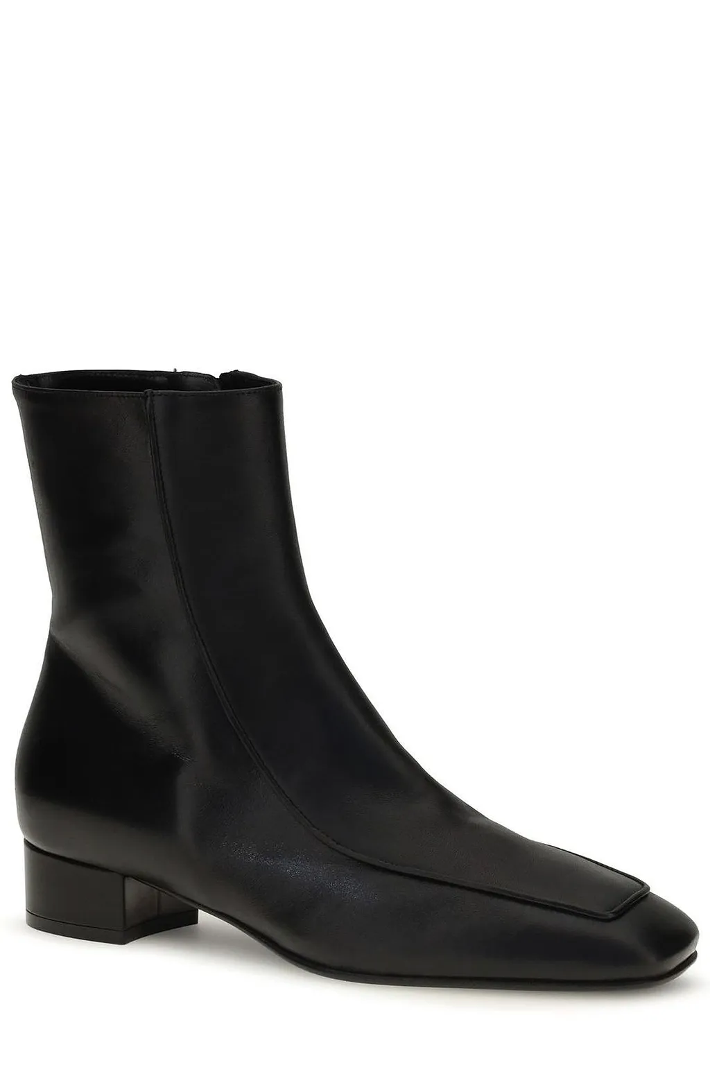 Herbert Levine Shadow Ban Leather Ankle Boots