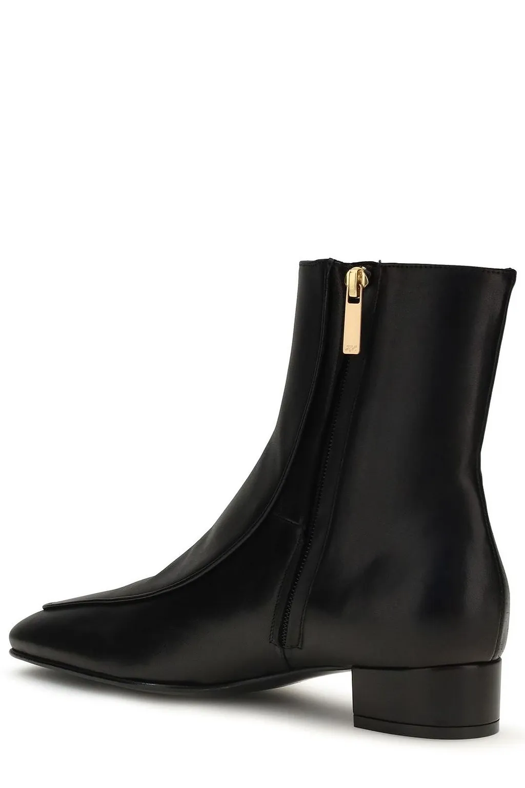 Herbert Levine Shadow Ban Leather Ankle Boots