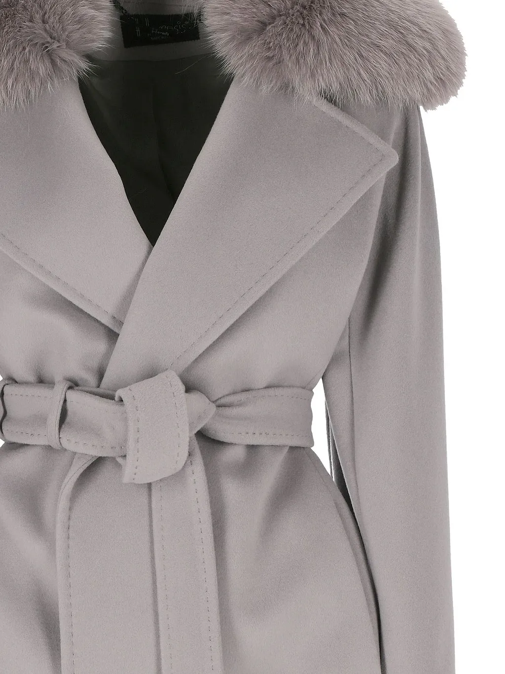 Heresis Belted Wrap Coat