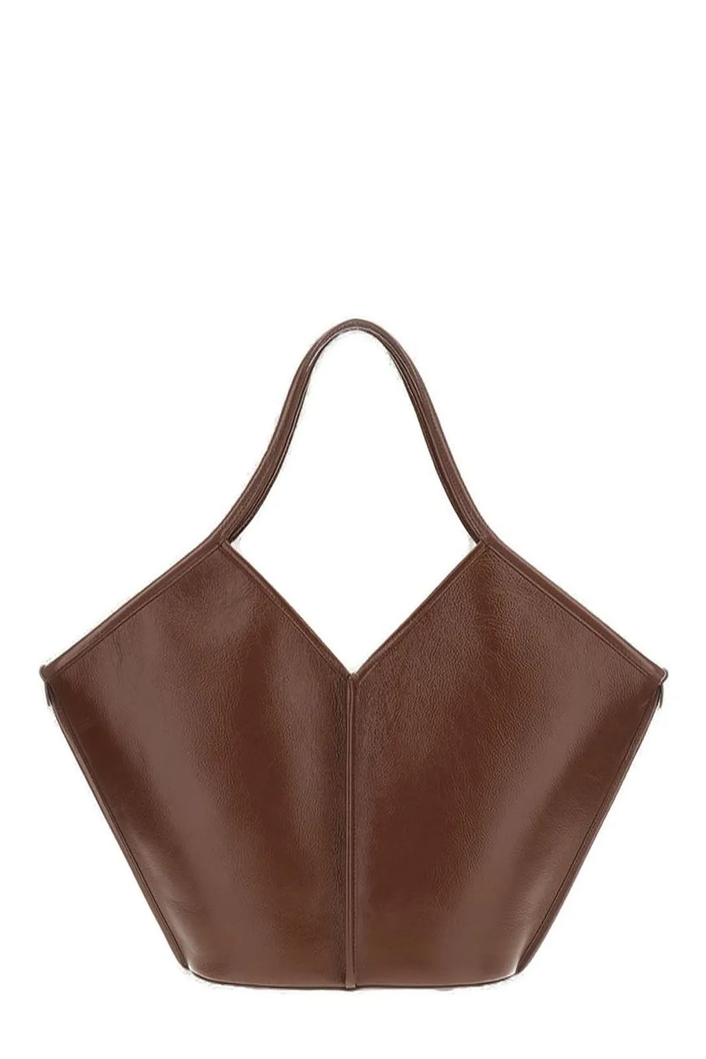 Hereu Calella Distressed Leather Tote Bag