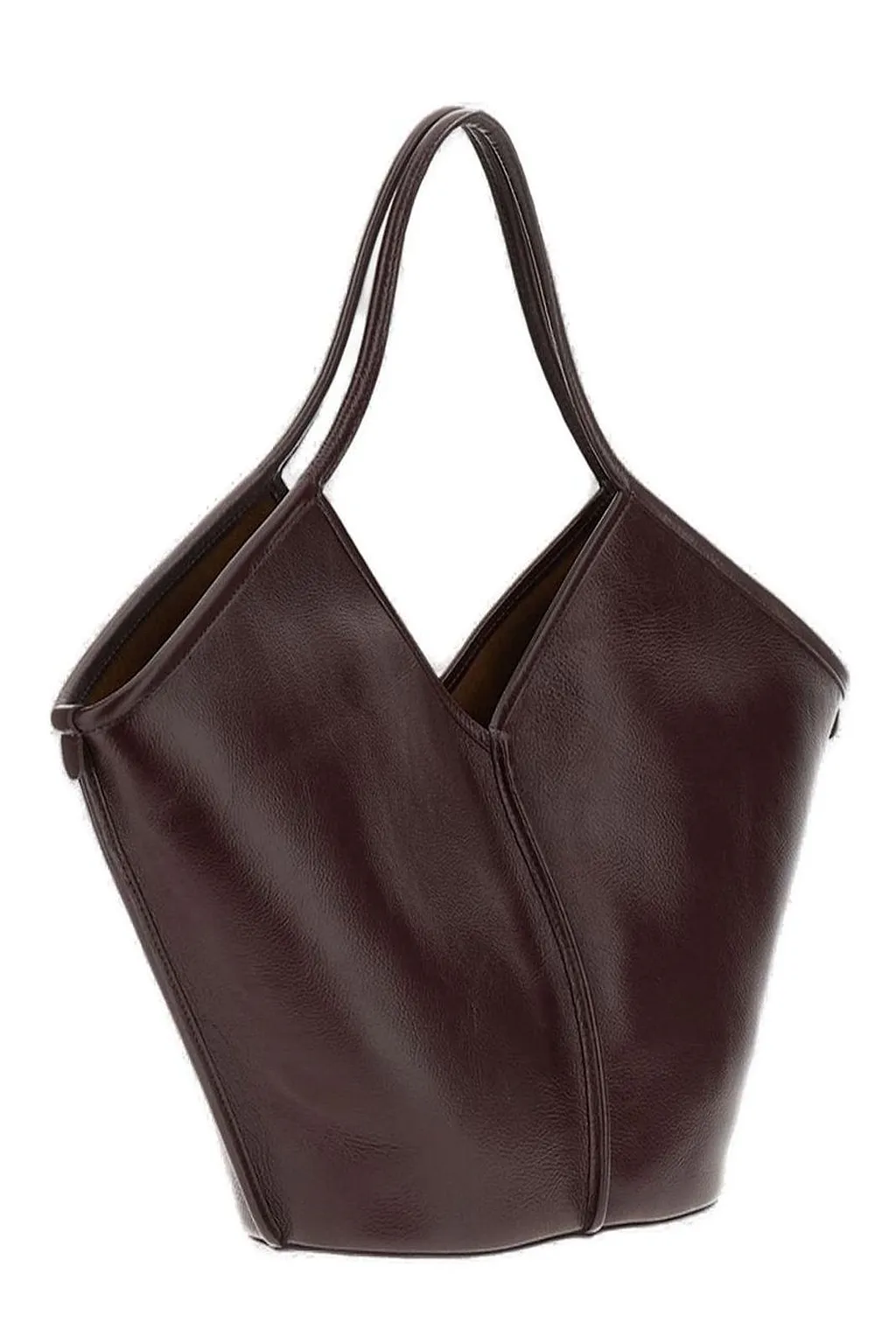 Hereu Calella Distressed Leather Tote Bag
