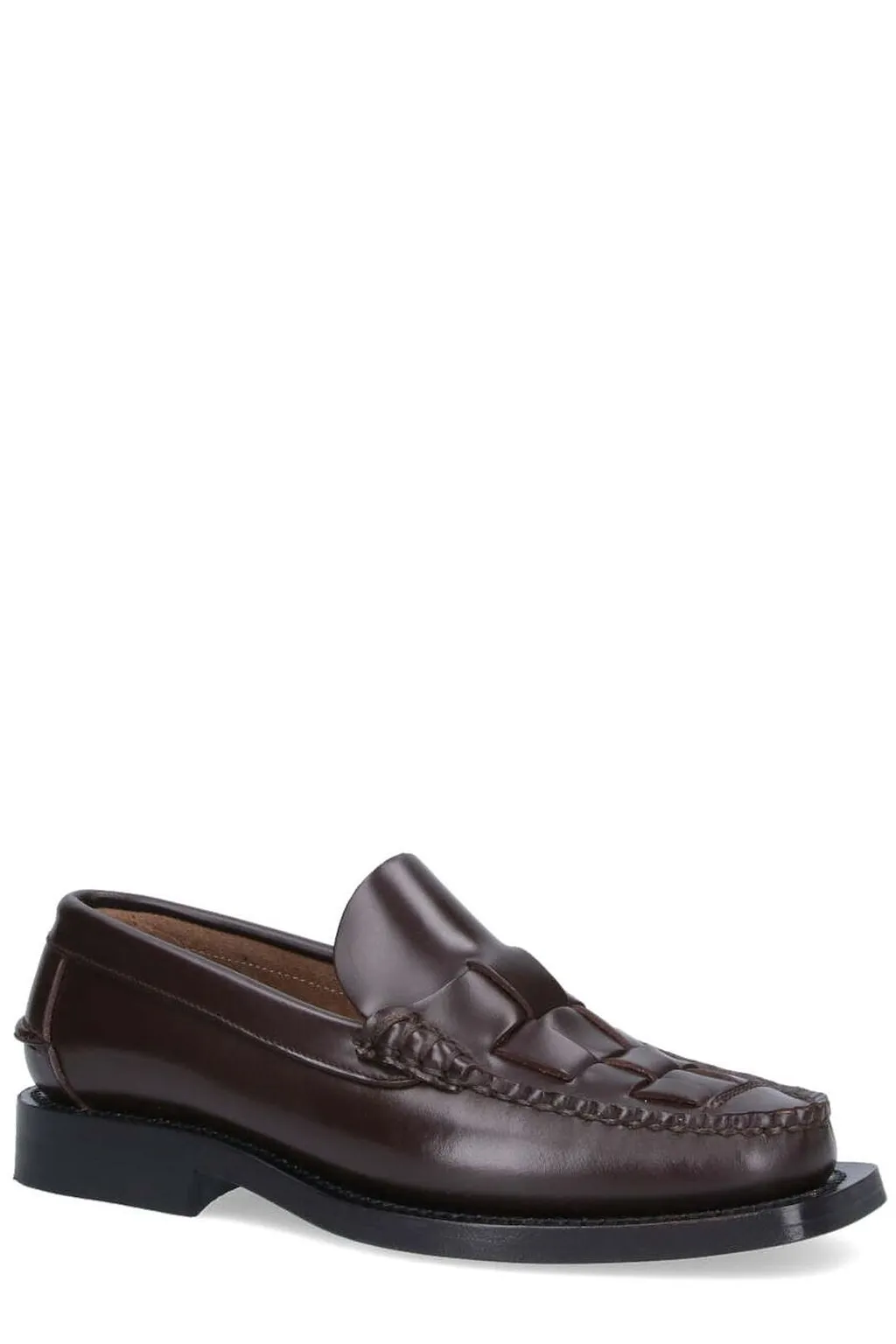 Hereu Nombela Woven-Designed Slip-On Loafers