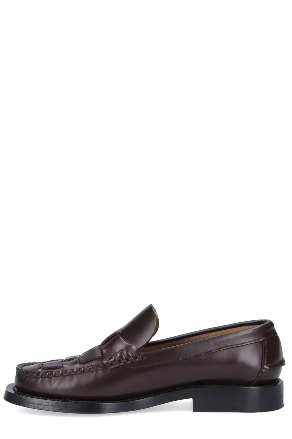 Hereu Nombela Woven-Designed Slip-On Loafers